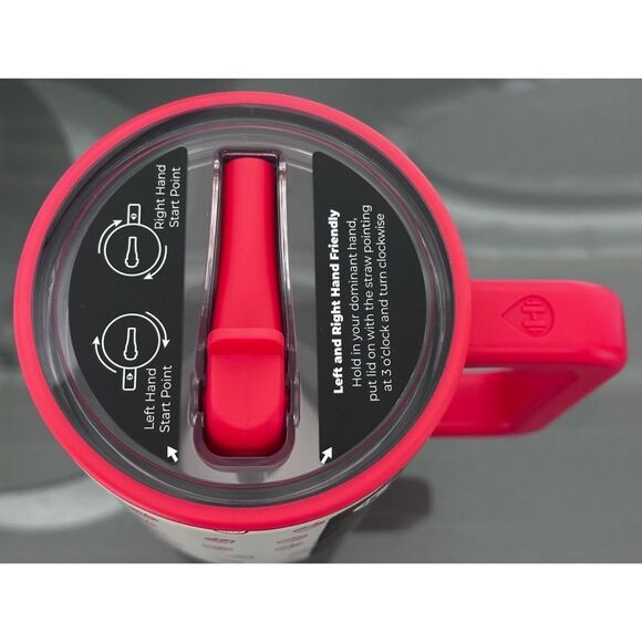 HydroJug x Anthropologie 40oz Traveler, STRAWBERRY FIELD - Picture 4 of 5